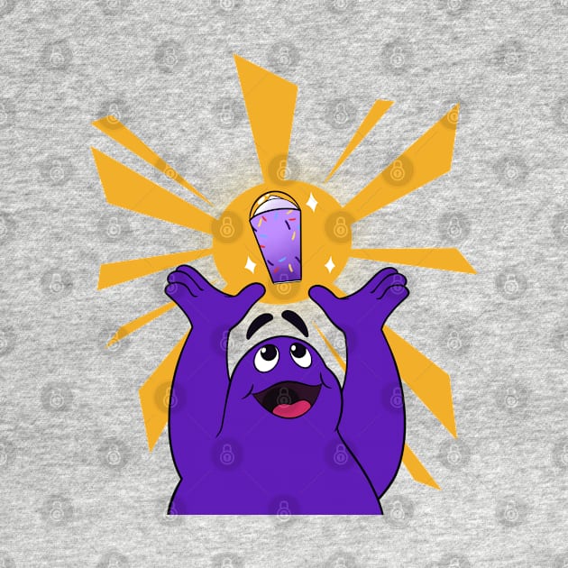 Grimace T shirt by YourOfficialGingerArtist